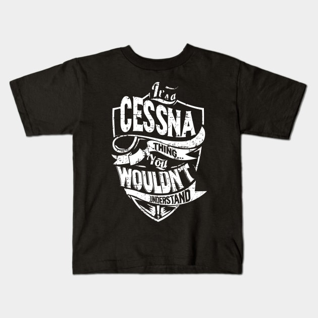 CESSNA Kids T-Shirt by davidmarisa